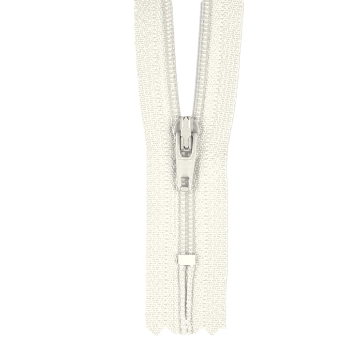 #3 Nylon Coil Closed-End Zippers - Off White